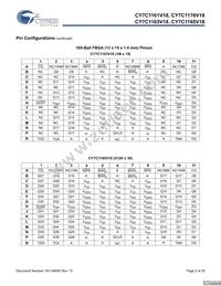 CY7C1165V18-400BZXC Datasheet Page 5