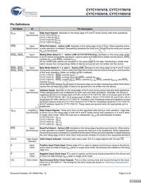 CY7C1165V18-400BZXC Datasheet Page 6