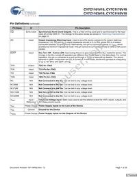 CY7C1165V18-400BZXC Datasheet Page 7