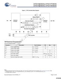 CY7C11681KV18-450BZC Datasheet Page 12