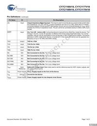 CY7C1170V18-400BZC Datasheet Page 7
