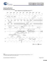 CY7C1170V18-400BZC Datasheet Page 23