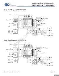 CY7C12451KV18-400BZXC Datasheet Page 2