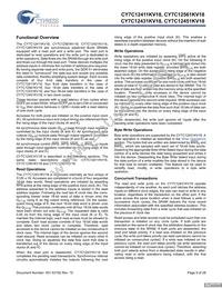 CY7C12451KV18-400BZXC Datasheet Page 9