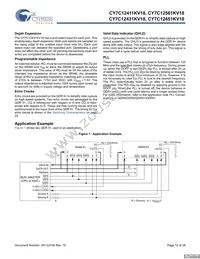 CY7C12451KV18-400BZXC Datasheet Page 10