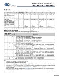 CY7C12451KV18-400BZXC Datasheet Page 11