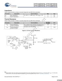 CY7C12501KV18-450BZXC Datasheet Page 23