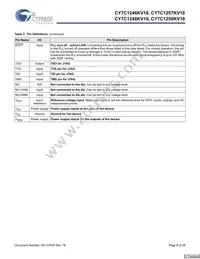 CY7C1250KV18-450BZXC Datasheet Page 8