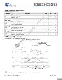 CY7C12631KV18-400BZI Datasheet Page 17