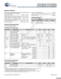 CY7C1263V18-400BZC Datasheet Page 22