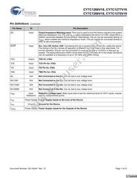 CY7C1268V18-400BZXC Datasheet Page 7
