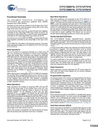 CY7C1268V18-400BZXC Datasheet Page 8