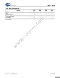 CY7C1297H-133AXC Datasheet Page 6