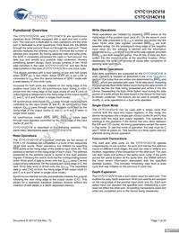 CY7C1312CV18-250BZI Datasheet Page 7