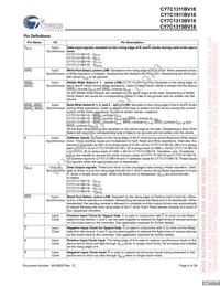 CY7C1315BV18-250BZC Datasheet Page 6
