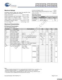 CY7C1315CV18-250BZI Datasheet Page 21