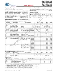 CY7C1318CV18-278BZXC Datasheet Page 20