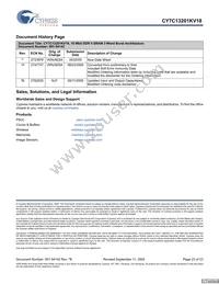 CY7C13201KV18-300BZXC Datasheet Page 23