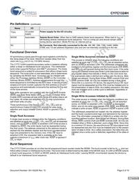 CY7C1324H-133AXCT Datasheet Page 6