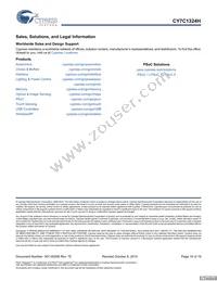 CY7C1324H-133AXCT Datasheet Page 19