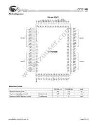 CY7C1329-100AC Datasheet Page 2