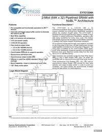 CY7C1334H-166AXC Datasheet Cover