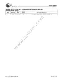 CY7C1338B-100AC Datasheet Page 18