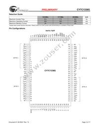 CY7C1338G-117AXC Datasheet Page 2