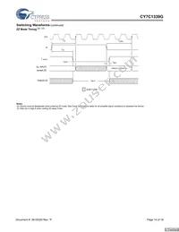CY7C1339G-133AXET Datasheet Page 14