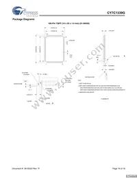 CY7C1339G-133AXET Datasheet Page 16