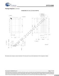 CY7C1339G-133AXET Datasheet Page 17