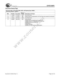 CY7C1347F-133AC Datasheet Page 19