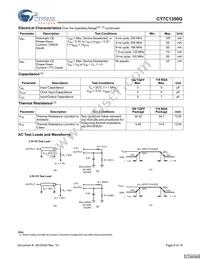CY7C1350G-166AXI Datasheet Page 8