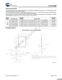 CY7C1350G-166AXI Datasheet Page 12