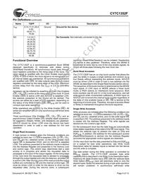 CY7C1352F-100AC Datasheet Page 4