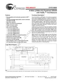 CY7C1352G-133AXI Datasheet Cover
