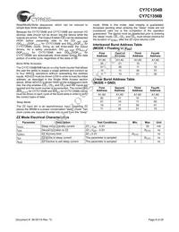 CY7C1354B-166BGC Datasheet Page 8