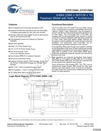 CY7C1354C-166BZCT Cover