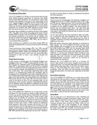 CY7C1355B-117AC Datasheet Page 12
