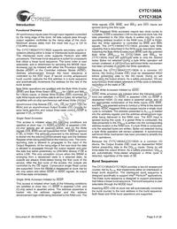 CY7C1360A-150BGC Datasheet Page 8