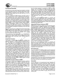 CY7C1362B-166AJC Datasheet Page 12