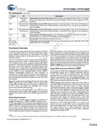 CY7C1362C-200AXCT Datasheet Page 9