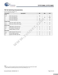 CY7C1362C-200AXCT Datasheet Page 16