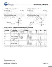 CY7C1362C-200AXCT Datasheet Page 17