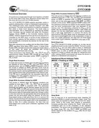 CY7C1363B-100AC Datasheet Page 13