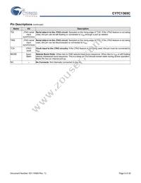 CY7C1365C-133BZI Datasheet Page 6