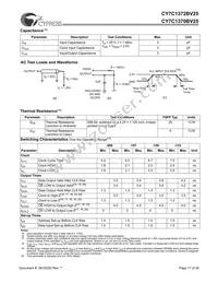 CY7C1370BV25-167AC Datasheet Page 17