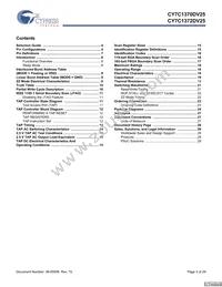 CY7C1370DV25-250AXCT Datasheet Page 3