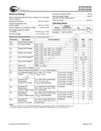 CY7C1371C-100AC Datasheet Page 23