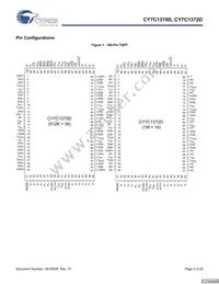 CY7C1372D-167BGC Datasheet Page 4